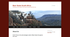 Desktop Screenshot of boergoats.co.za