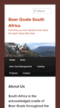 Mobile Screenshot of boergoats.co.za